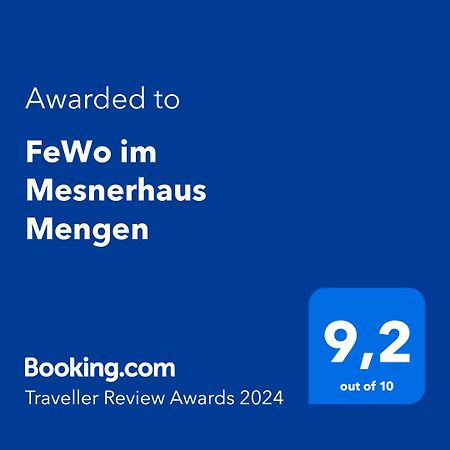 Fewo Im Mesnerhaus Mengen Dış mekan fotoğraf